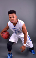 Graduating athlete with basketball at Capitol Christian Academy