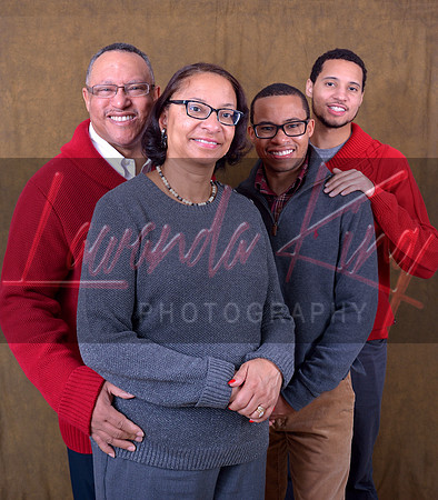 Family Portrait in Studio | Lawanda King Photography