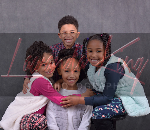 Children portrait session in studio at Lawanda King Photography