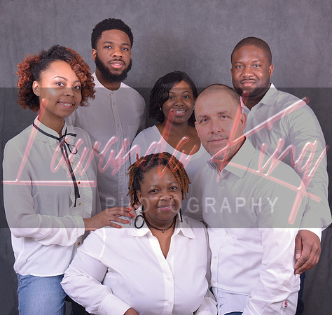 Professional studio family portrait session at Lawanda King Photography studio