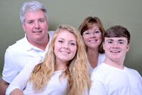 Family portrait session with parents, daughter and son at Lawanda King Photography session