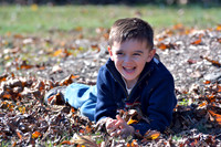 Fall outdoor portrait session at Gilbert Run Park