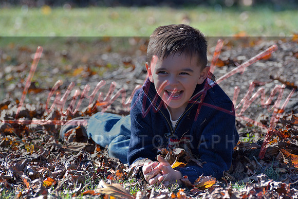 Fall outdoor portrait session at Gilbert Run Park