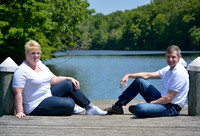 Outdoor session at Gilbert Run Park dock by water