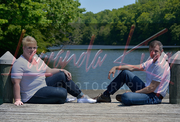 Outdoor session at Gilbert Run Park dock by water